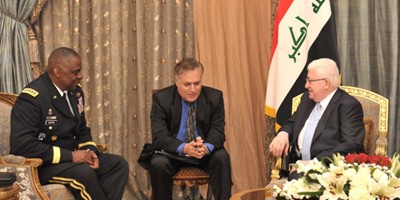 معصوم : يؤكد على ضرورة تشكيل مجلس اعلى للدفاع من أجل تقوية الجيش العراقي