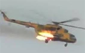 استشهد احد الطيارين اثناء ارتطام مروحية عراقية في جبل سنجار