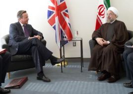 روحاني وكاميرون يبحثان تعزيز العلاقات بين البلدين