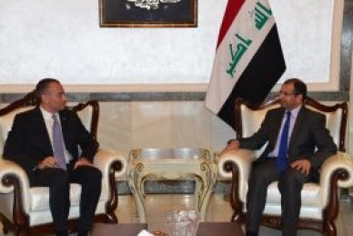 رئيس مجلس النواب وممثل الامم المتحدة يبحثان الاوضاع السياسية والامنية في العراق