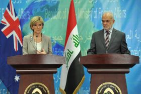 وزيرة الخارجية الاسترالية:ارسالنا “خبراء” لتدريب الجيش العراقي
