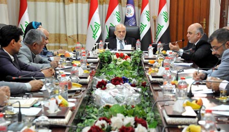 بحضور العبادي والجعفري ..التحالف الوطني يبحث الاوضاع السياسية في العراق