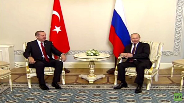 بوتين وأردوغان يبحثان اخطار “داعش” في الشرق الاوسط