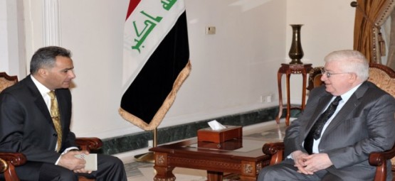الرئيس العراقي والسفير المصري يبحثان التعاون المشترك