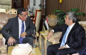 وزير الكهرباء والسفير التركي يبحثان التعاون المشترك