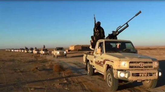 أين طائرات التحالف؟..داعش الارهابي يحشد للهجوم على سد حديثة!