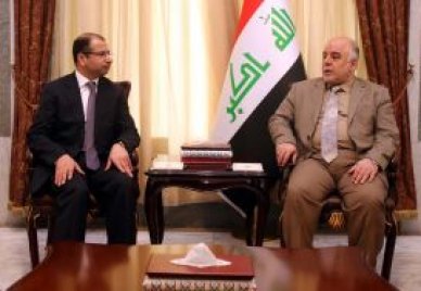 العبادي والجبوري يبحثان الاوضاع السياسية والامنية في العراق