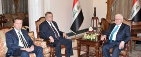 معصوم يؤكد رغبة العراق في تطوير علاقاته مع روسيا