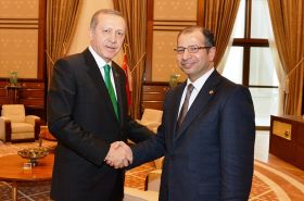 اردوغان والجبوري يبحثان تعزيز العلاقات الثنائية بين البلدين