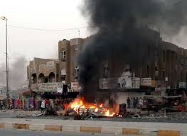 مقتل واصابة 21 شخصا بانفجارعبوتين وسط بغداد