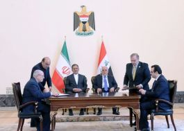العراق وايران يوقعان على 7 اتفاقات ومذكرات تفاهم بين البلدين