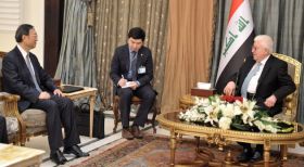 معصوم يدعو الى تعزيز التعاون بين العراق والصين في جميع المجالات