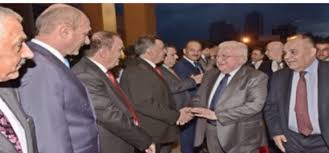 الرئيس العراقي يصل اربيل ويجتمع مع بعض القيادات الكردية