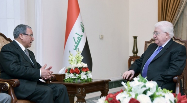 الرئيس العراقي ووزير الامن الوطني التونسي يبحثان التعاون