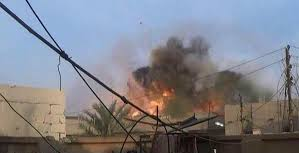 تفجير المباني الحكومية في الرمادي من قبل داعش