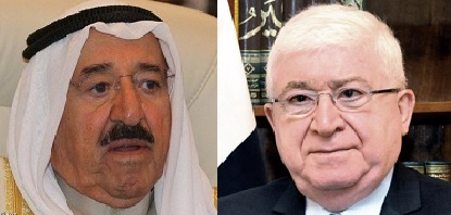 الرئيس العراقي يعزي امير الكويت بوفاة الخرافي