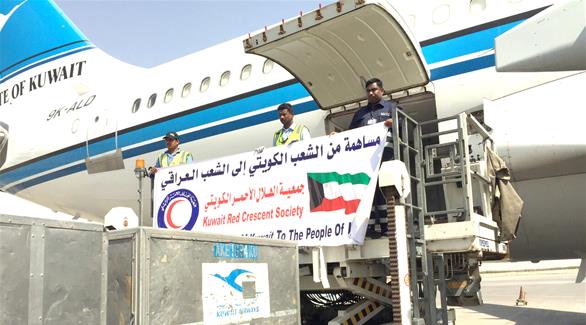 وصول مساعدات طبية كويتية الى العراق