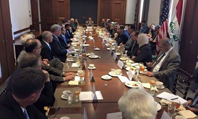 الجبوري يلتقي بكبار المستثمرين العراقيين والأمريكيين في واشنطن