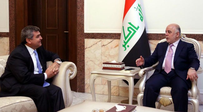 العبادي وقيماقجي يبحثان تعزيز العلاقات بين العراق وتركيا