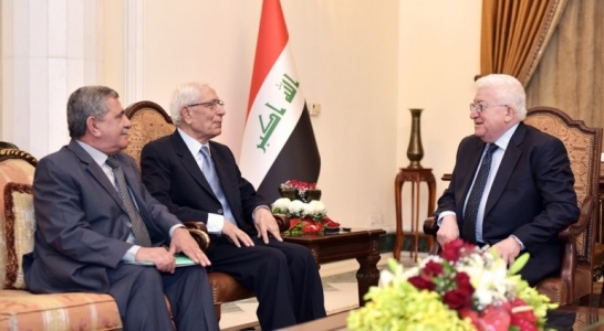 معصوم يؤكد على أهمية تطوير المجمع العلمي العراقي