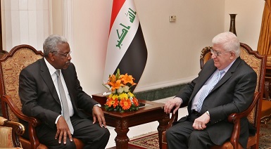 معصوم والتني يؤكدان على مواصلة دعم العراق في حربه ضد الارهاب