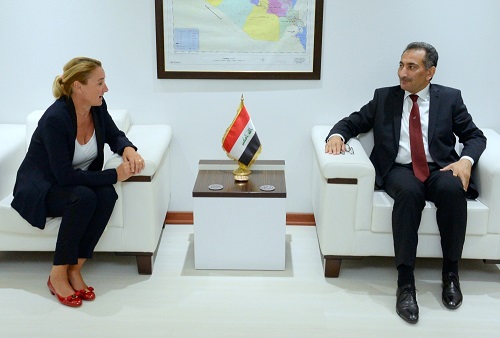 رئيسة بعثة الاتحاد الاوربي :دعم العراق من اولوياتنا