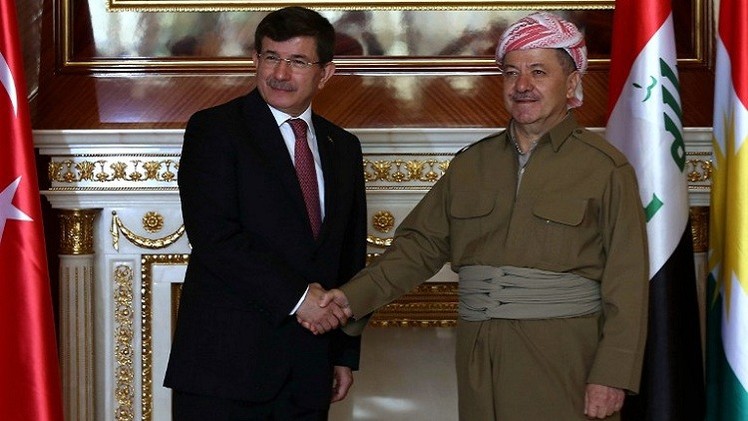بعد ان ايد الضربة..برزاني يدعو تركيا والعمال الكردستاني الى الحوار