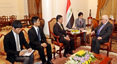 معصوم والسفير الياباني يبحثان تعزيز التعاون بين البلدين