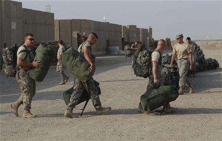 صحيفة ورال كوم الامريكية:مغادرة 400 جندي امريكي من العراق