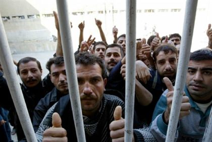 حقوق الانسان:مئات العراقيين معتقلين في السجون التركية