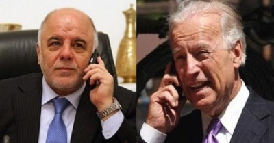 بايدن يهاتف العبادي ويؤكد على تنفيذ الاصلاحات!