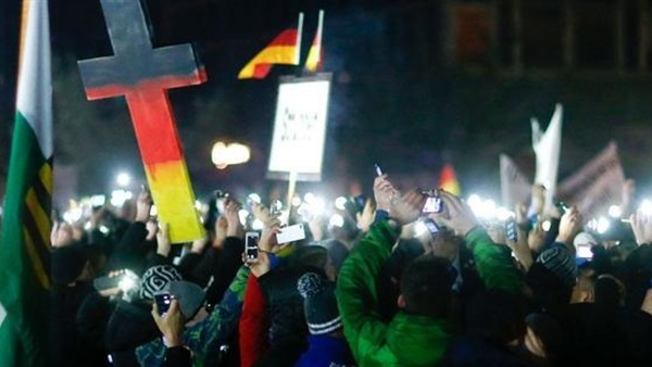 ألمانيا.. اعمال شغب محدودة في مظاهرة لحركة اوروبية معادية للإسلام