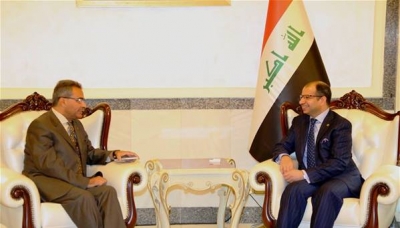 الجبوري ودرويش يبحثان تعزيز التعاون بين العراق ومصر