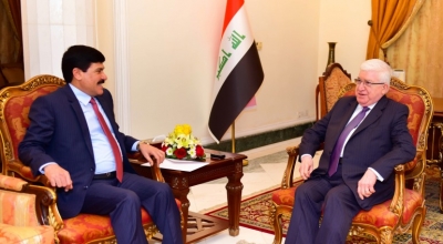 معصوم يؤكد على عمق العلاقات بين العراق وسوريا