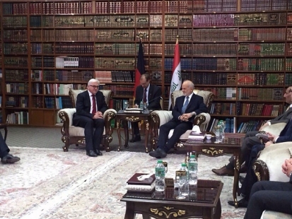 وزير الخارجية ونظيره الالماني يبحثان الاوضاع الامنية والسياسية في العراق