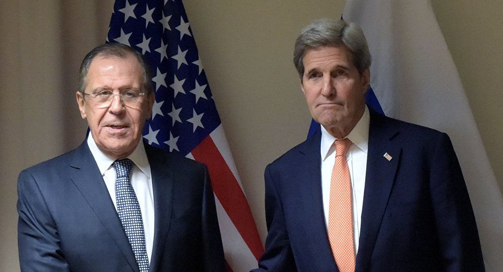 لافروف وكيري يبحثان آفاق إطلاق المفاوضات السورية في زيوريخ