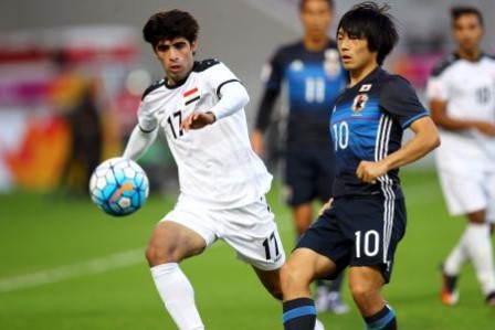 المنتخب العراقي يخسر أمام نظيره الياباني