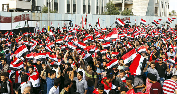 متظاهروا العراق..لاتراجع ولا استسلام إلا بالقضاء على الفساد