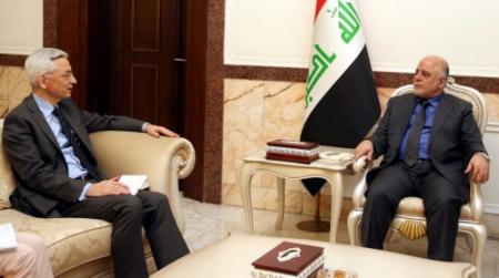 العبادي وباربيتي يبحثان تعزيز العلاقات بين العراق وفرنسا