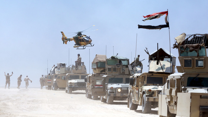 التايمز الامريكية:تحشيد 30 الف جندي عراقي لتحرير الموصل