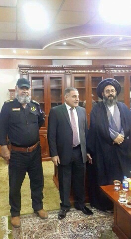 محافظ صلاح الدين يستقبل وفد كتائب حزب الله!