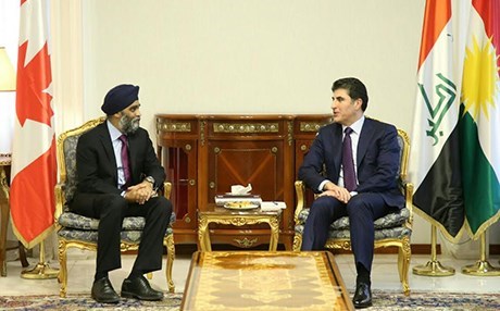 نيجيرفان وساجان يؤكدان على التعاون والتنسيق بين كندا وكردستان