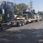 تعزيزات عسكرية الى القطعات العسكرية في الساحل الايسر من الموصل