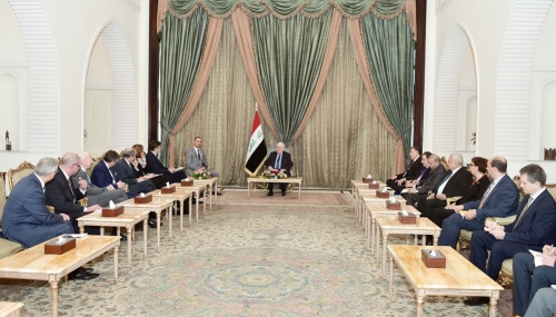 معصوم :العراق حريص على تطوير علاقاته مع كل دول العالم