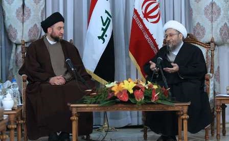 رئيس السلطة القضائية الايرانية:قوة التحالف الشيعي قوة لإيران!