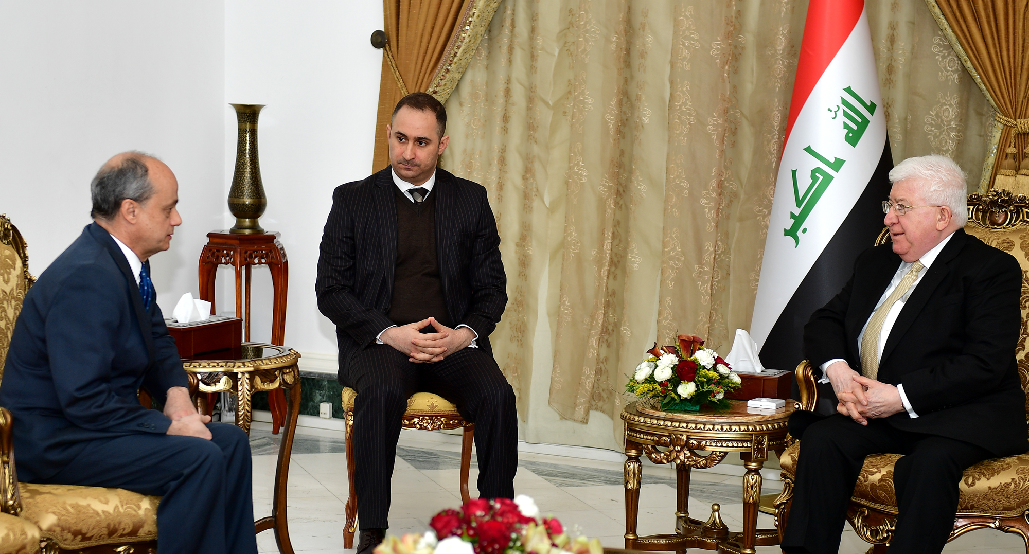 معصوم يؤكد رغبة العراق على تطوير علاقاته مع اسبانيا