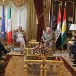 البرزاني وبينوتي يؤكدان على تعزيز التعاون والتنسيق بين ايطاليا وكردستان