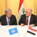 العبادي “يثمن”دور الأمم المتحدة في استقرار العراق