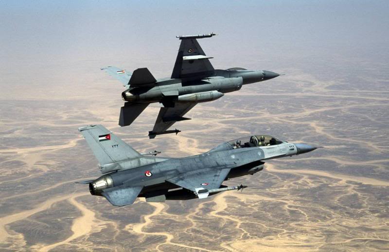 السلاح الجوي الأردني يستهدف أهدافا داعشية في الجنوب السوري