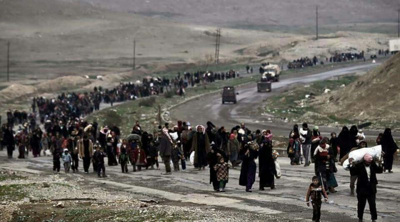 وزارة الهجرة:76 ألف نازح من أيمن الموصل